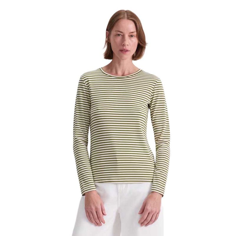 Sportscraft Stripe Lurex LS Magic Tee image number 0